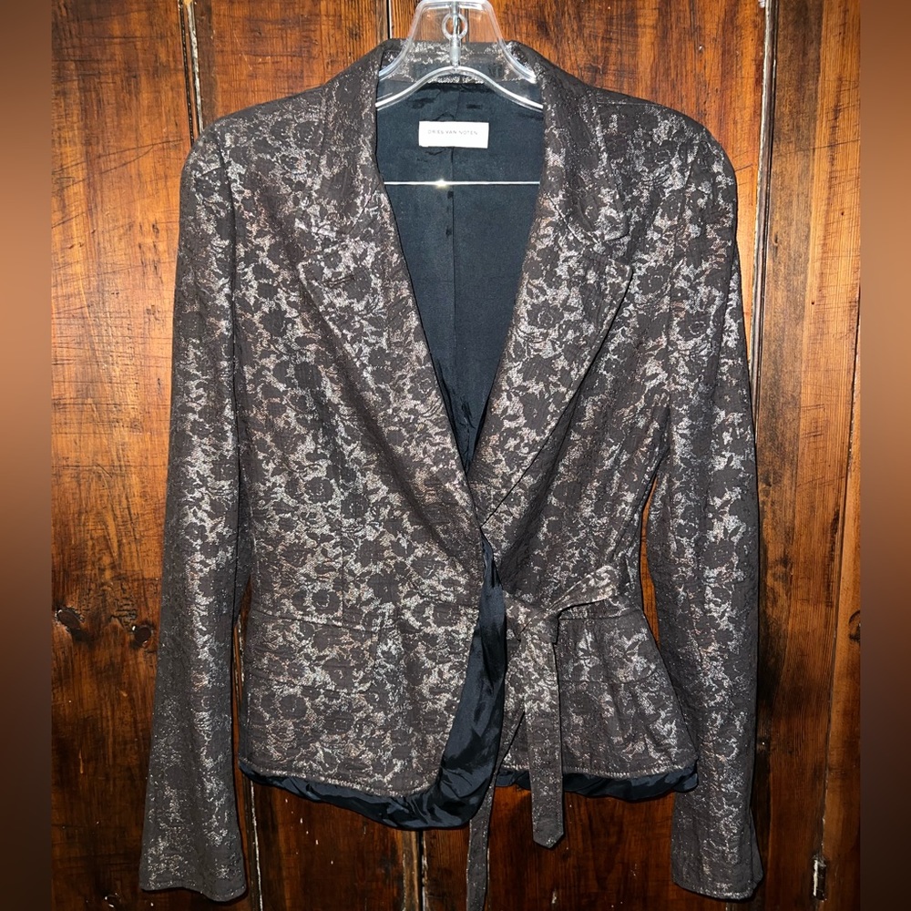 Dries Van Noten Metallic Blazer